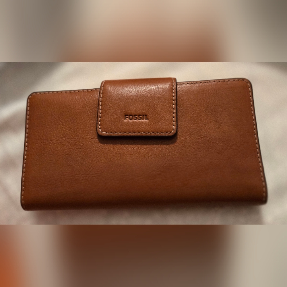 Fossil Brown Leather Wallet